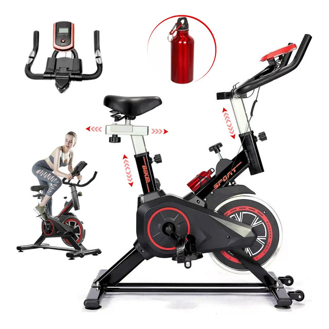 Bicicleta Ergométrica Spinning Sport 150 Kg + Garrafa Squeze Bicicleta Ergométrica Spinning Sport 150 Kg + Garrafa Squeze