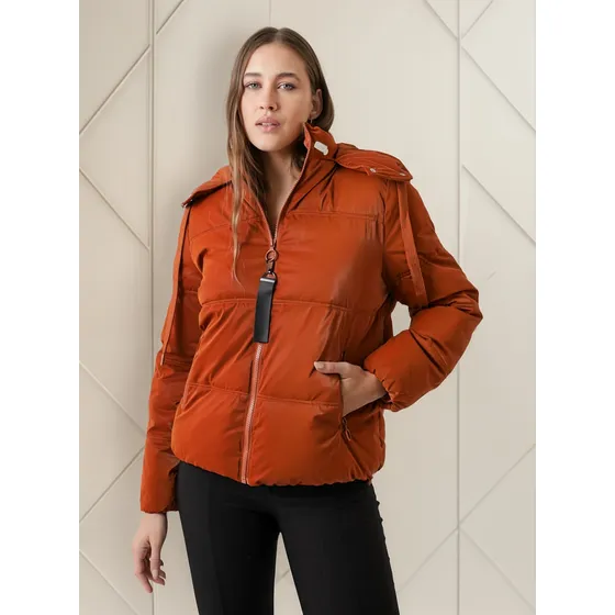 Campera Abrigo Mujer Upminorista Varios Bolsillos