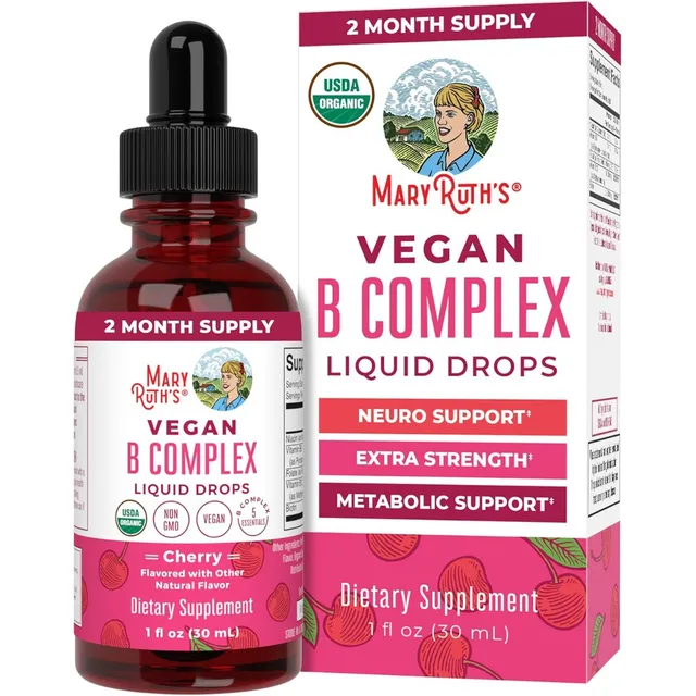 Complejo B Vegano Mary Ruth's Organics 30 Ml