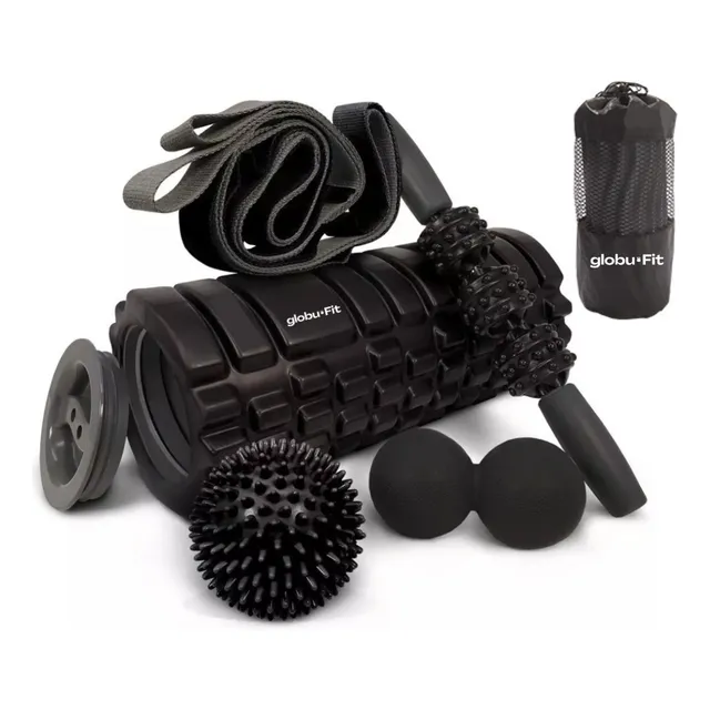 Rodillo Y Set Completo Elongacion Masaje Foam Roller