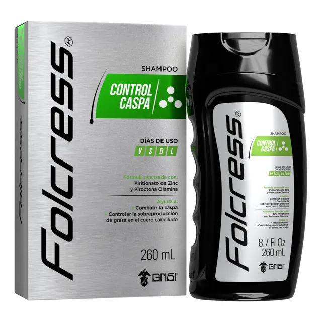 Shampoo Folcress Grisi Farma Anticaspa 260 Ml