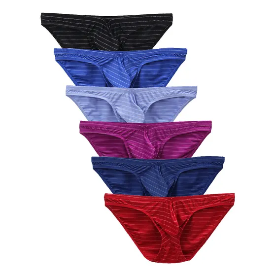 Braguitas Eróticas Cómodas De Color De Cintura Baja Para Hom