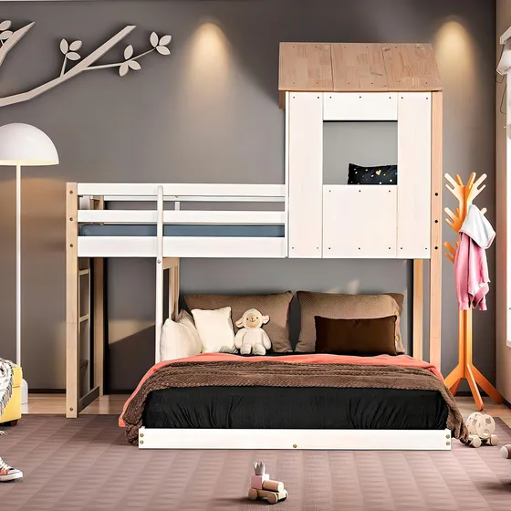 Beliche Casal Montessoriano Family Natural/branco - Casatema Cor Natural