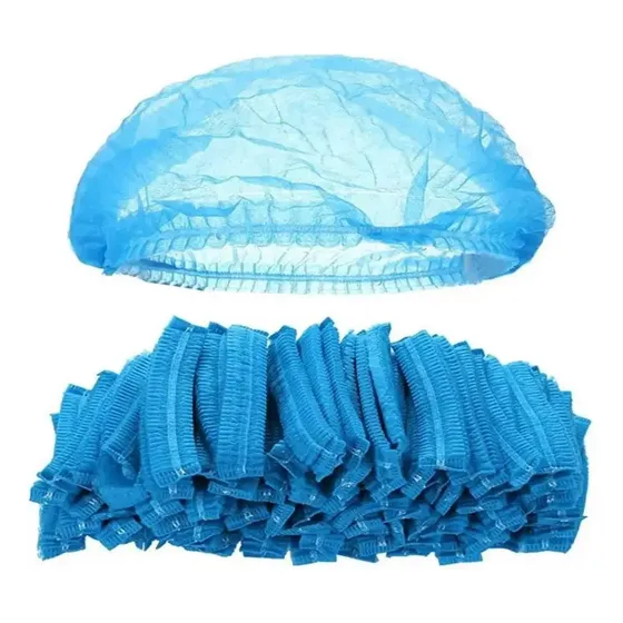Gorros Desechables Quirúrgicos Azul 100 Und Descartables