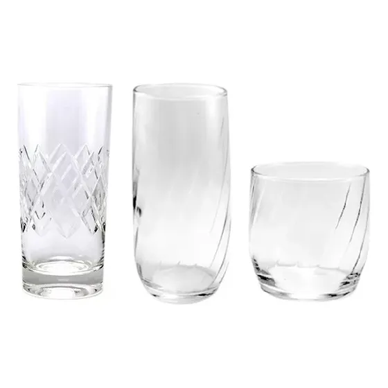 Vasos  De Cristal - Vidrio - Largos - Cortos - Whisky- Agua 