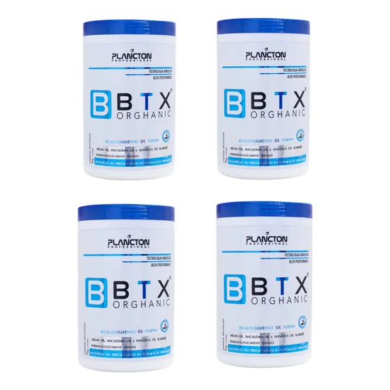 4 Btx Organico Orghanic Plancton 1kg +brinde