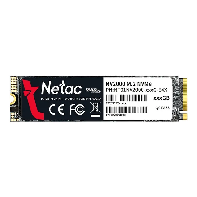 Disco Solido Ssd M.2 Nvme Netac 1tb Nv2000 Pcie Gen3x4