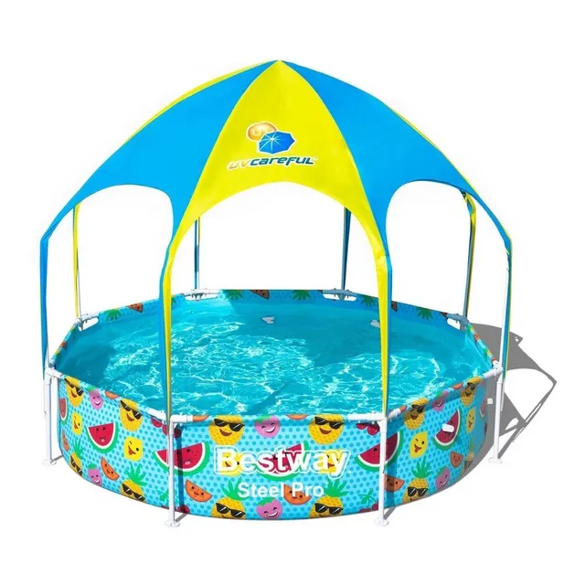 Piscina Estructural Redonda Con Techo  - Bestway