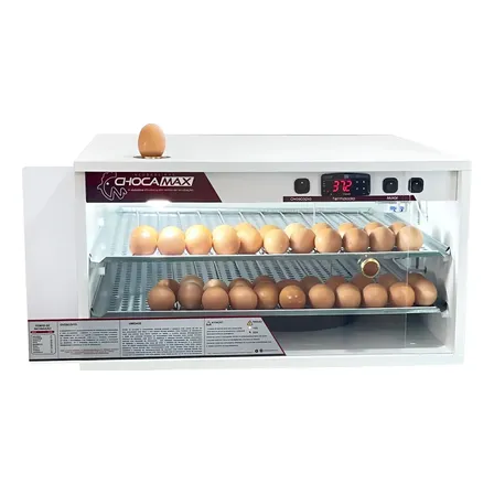 Chocadeira Automática Chocamax De 240 Ovos Com Ovoscópio Branco 127v