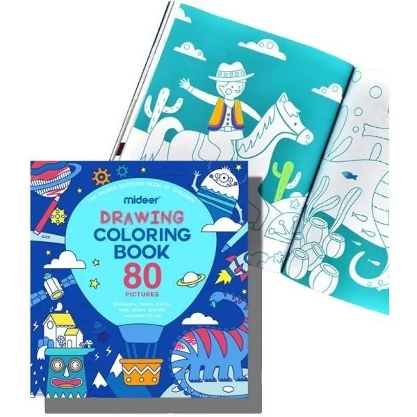 Libros Para Colorear Con 80 Dibujos - Mideer