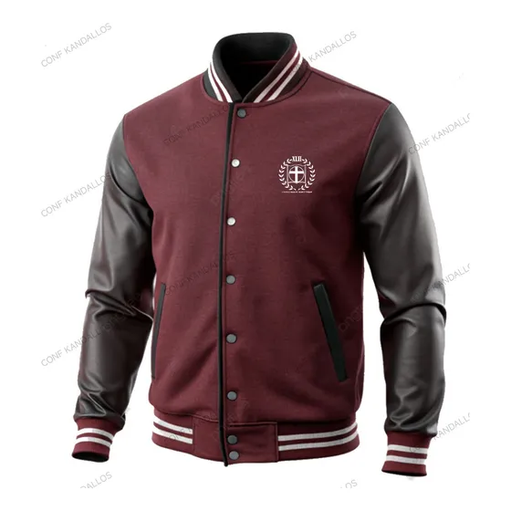 Chaqueta Universitaria Broche/ Cierre Algodon/ Drill 14