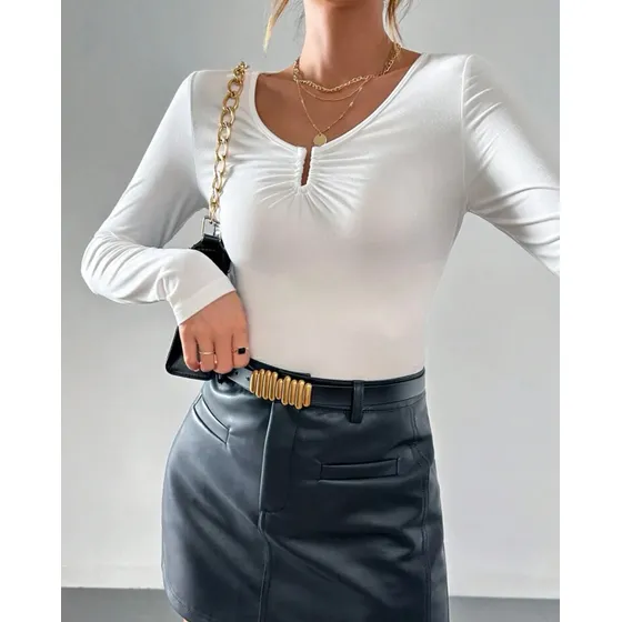 Blusas Dama Manga Corta Casuales Importadas