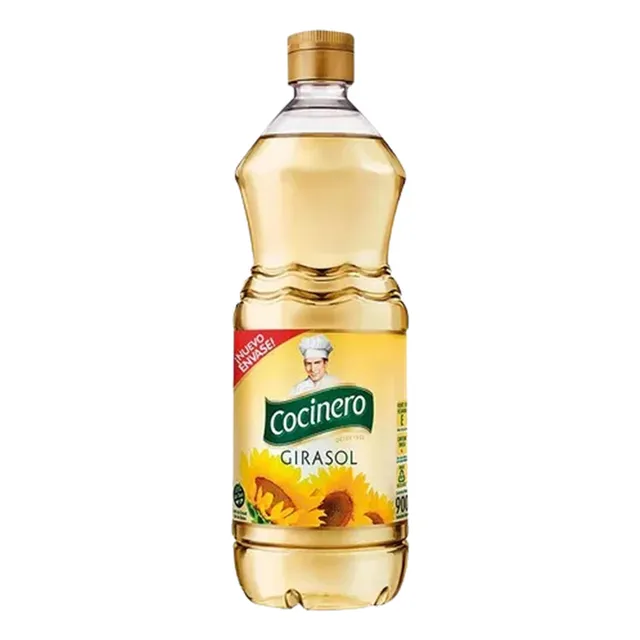 Pack Aceite 100% Girasol Cocinero 900cc X 15u - Dh Tienda