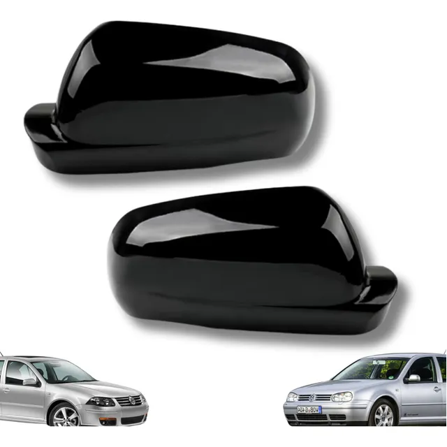 Carcasas Espejo Jetta A4 Jetta Clásico Golf Mk4 Negro Gloss
