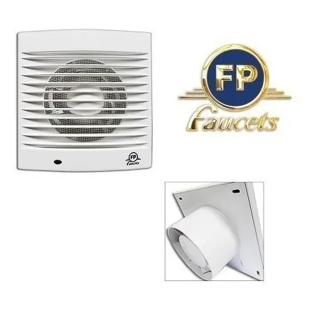 Extractor De Aire Fp 6x6 Pulgadas Para Tubo 4 Pulgadas Baño