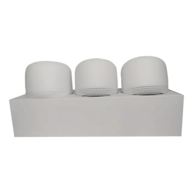 Sistema Wi-Fi Google Nest de 1 ronda, 2 puntos, listo para color nieve, 220 V