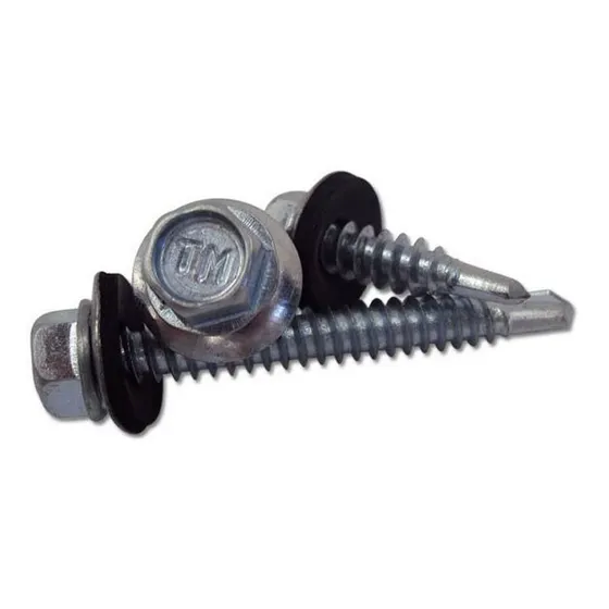 Pijas Hexagonal Puntabroca Con Rondanas ¼x2in 1000pzs