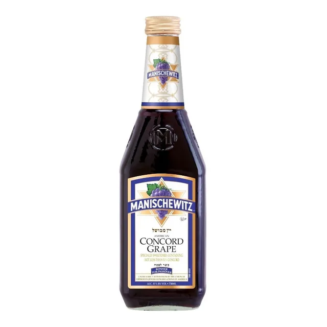 Vino Manischewitz American Concord Grape Kasher Le Pesaj