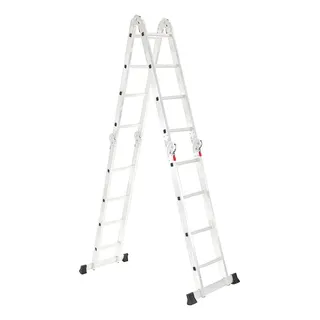 Escada Articulada 4x4 De AlumĂnio 16 Degraus 4,32 Metros Garden Life Cor Cinza Escada Articulada 4x4 De AlumĂnio 16 Degraus 4,32 Metros Garden Life Cor Cinza