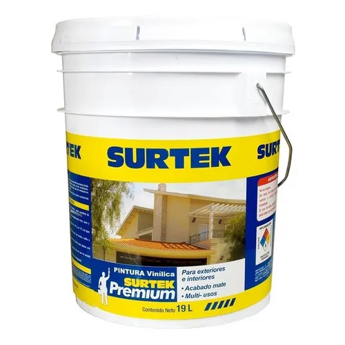 Cubeta De Pintura Negra Vinílica Premium 19lt