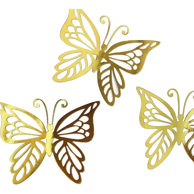 Mariposas Decorativas Para Globos X 12