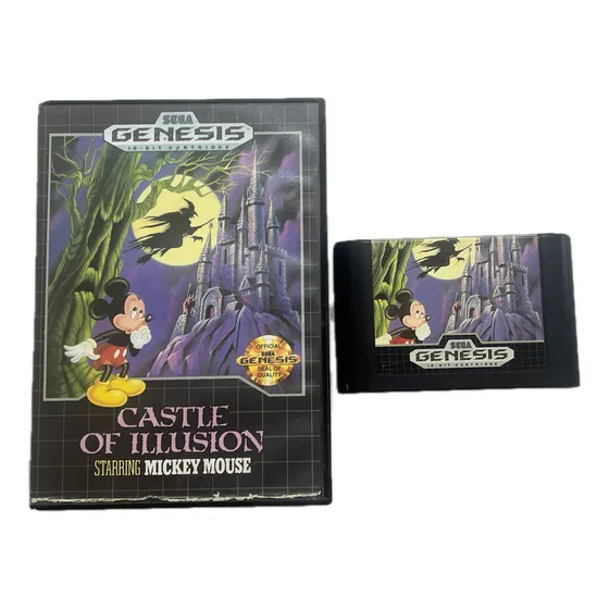 Id 53 Castle Of Illusion Cib Original Sega Mega Drive