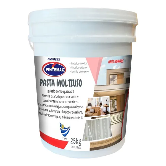 Masilla Enduido Multiuso Interior/exterior Y Yeso 25kg.