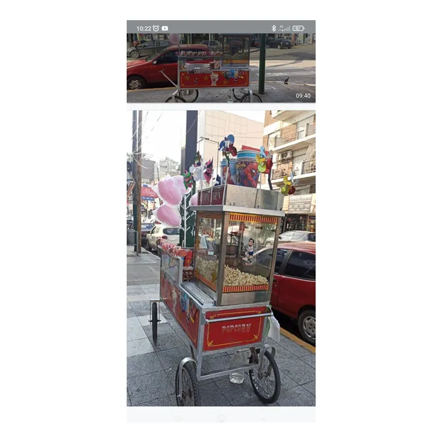 Carro Pochoclero Algodón De Azúcar