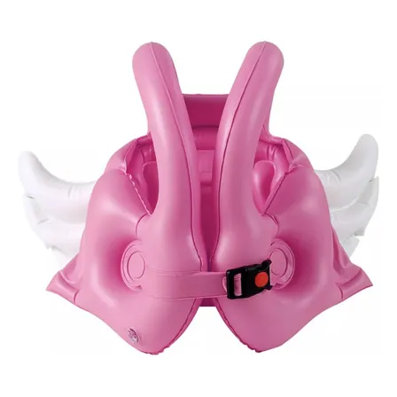 Salvavidas Flotador Chaleco Alas Ángel Niña Rosado
