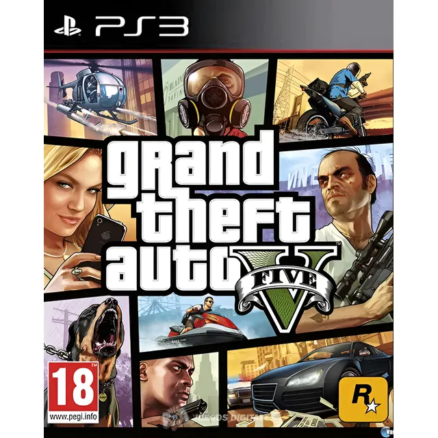 Grand Theft Auto V ( Gta 5 ) Playstation 3 - Formato Fisico