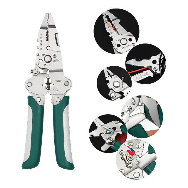 Pinzas Pelacable Profesional 16en1 Alicates Electricista