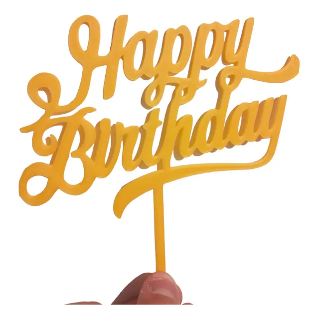 Topper Para Torta Happy Birthday
