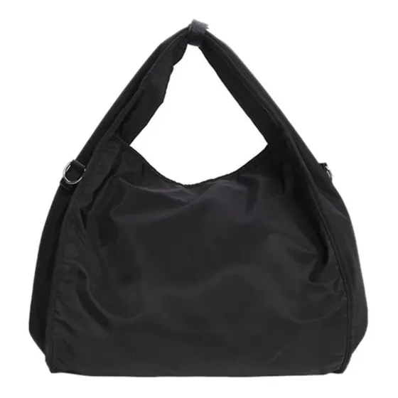 Bolsa Feminina Sacola Grande Academia Yoga Fitness Cor Preto
