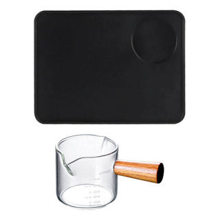 Youpin Coffee Tamper Mat Anti-skid + Café Vidrio Medición Youpin Coffee Tamper Mat Anti-skid + Café Vidrio Medición