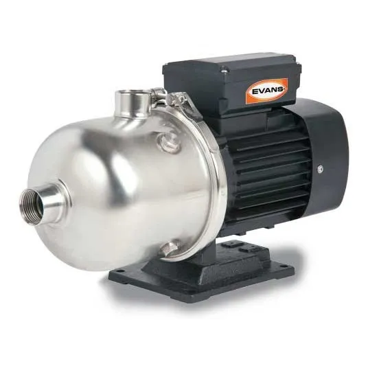 Bomba centrífuga multietapa horizontal monofásica Evans SSXH15ME075 0.75hp color negro 60Hz 127V