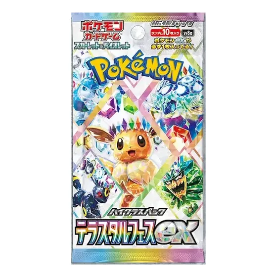 Pokemon Tcg Terastal Festival Ex Jap Booster Pack Idioma Japonés