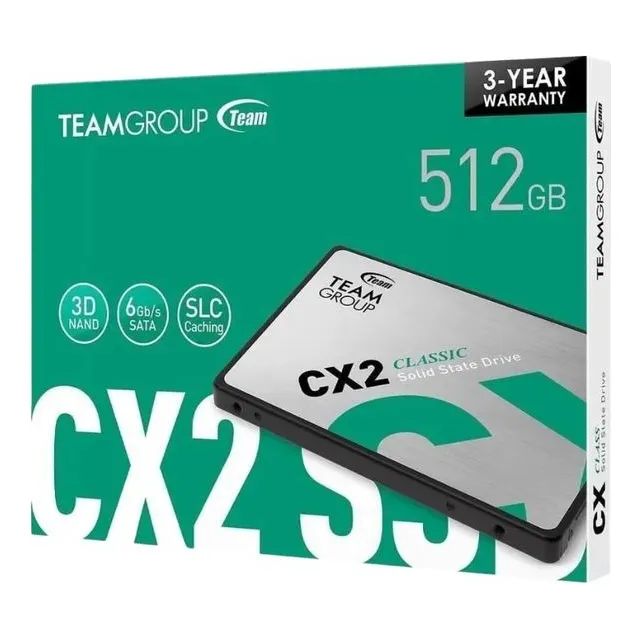 Disco Solido Ssd 512gb Teamgroup Cx2 Sata 2.5