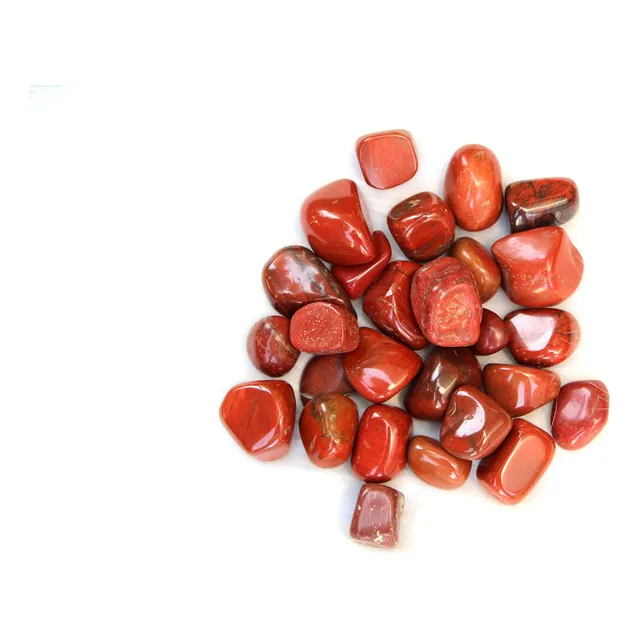 Jet Energized Red Jasper Nice Tumbled Stone 100 Gm Healing P