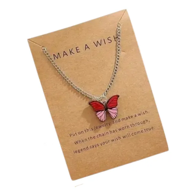 Collar Dije Mariposa Para Mujer Accesorios De Moda Bisuteria