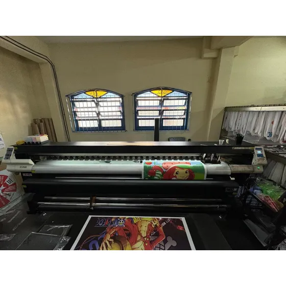 Plotter De Impressão Ecosolvente S3200 3,20m C/ 2 Cabeças