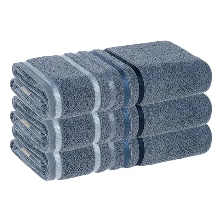 Toalha Banho 70x140 Karsten Felpuda 540 Gm² Lumina Kit 3 Pçs