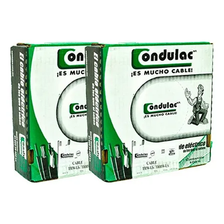 Kit 2 Cajas 100mts Cable 100% Cobre Cal 10 Condulac