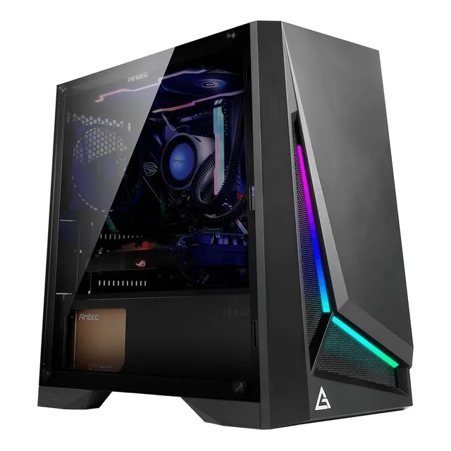 Gabinete Gamer Antec Mid-tower Dark Phantom Dp301m
