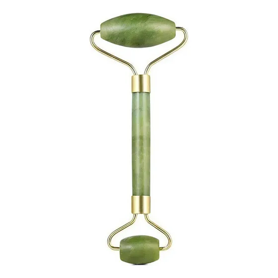 Rodillo facial antiarrugas con piedras de jade Jade Roller para el cuidado de la piel