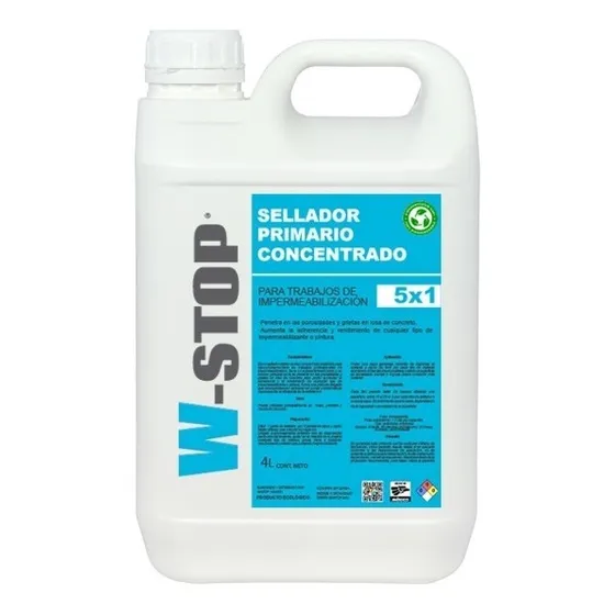 Sellador Acrilico Para Impermeabilizar - W-stop 4l
