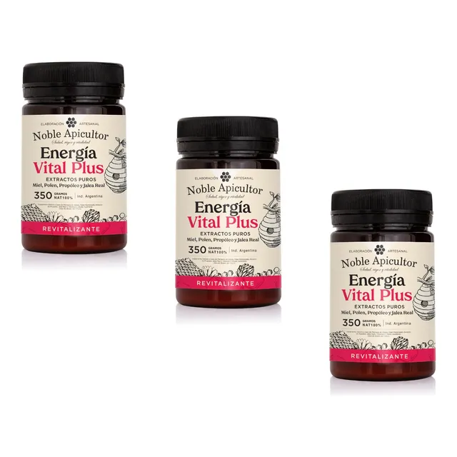 Energía Vital Plus Energiz. Nat 350 Grs Noble Apicultor X3 U