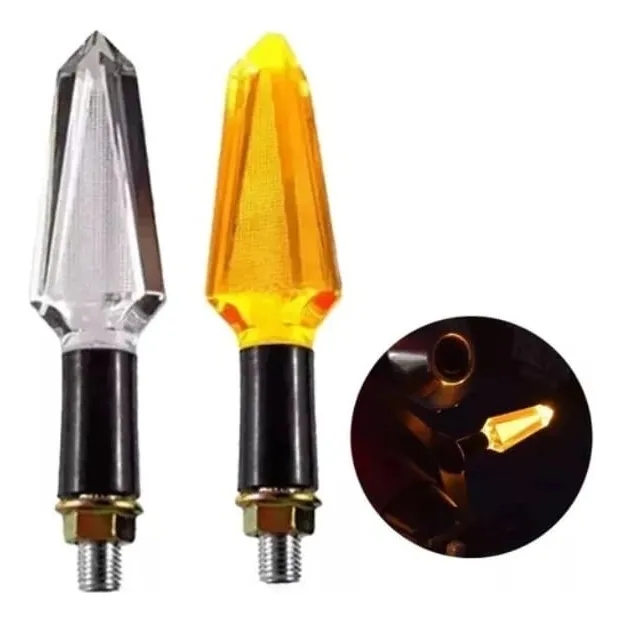 Par Faros Led Direccionales Luz Auxiliares Para Moto