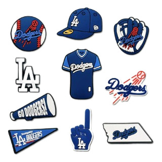 10 Pin Para Crocs Dodgers La 10 Pin Para Crocs Dodgers La