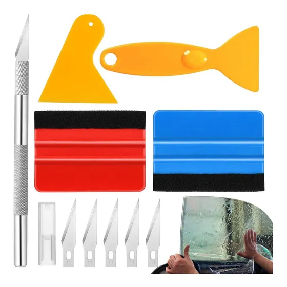 Kit De Aplicación De Película Para Ventanas Película Opaca P