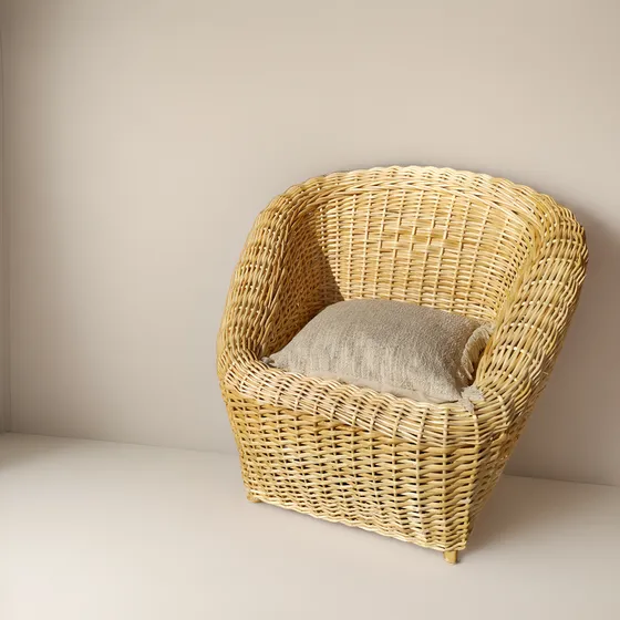 Sillón De Mimbre 